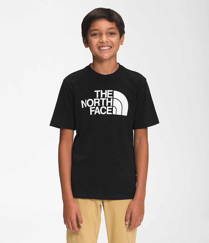 The North Face Τοπ Μαυρα Παιδικα Κοντομανικα Graphic Tee - Greece 1564EKNRJ